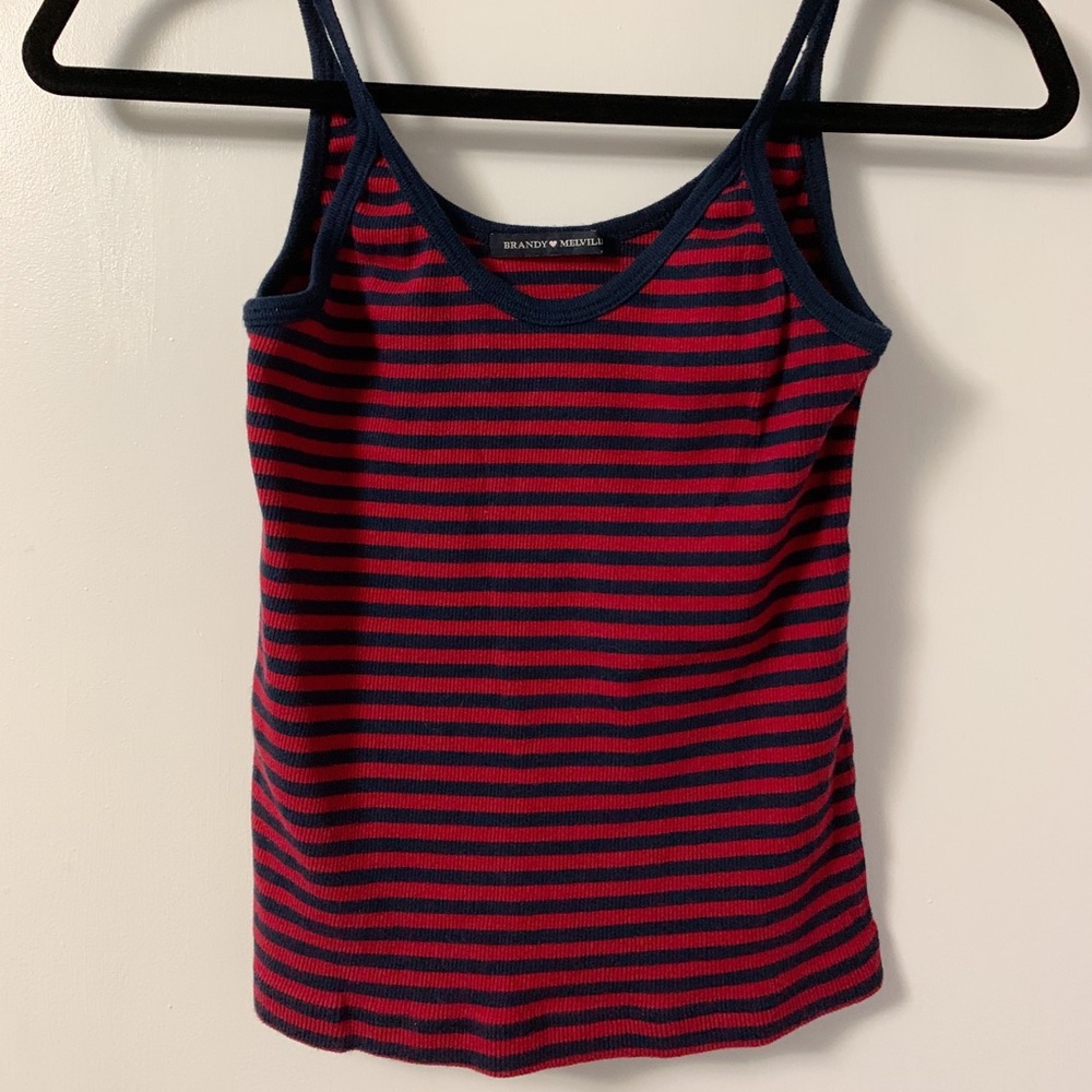 Brandy Melville Ribbed Striped Tank